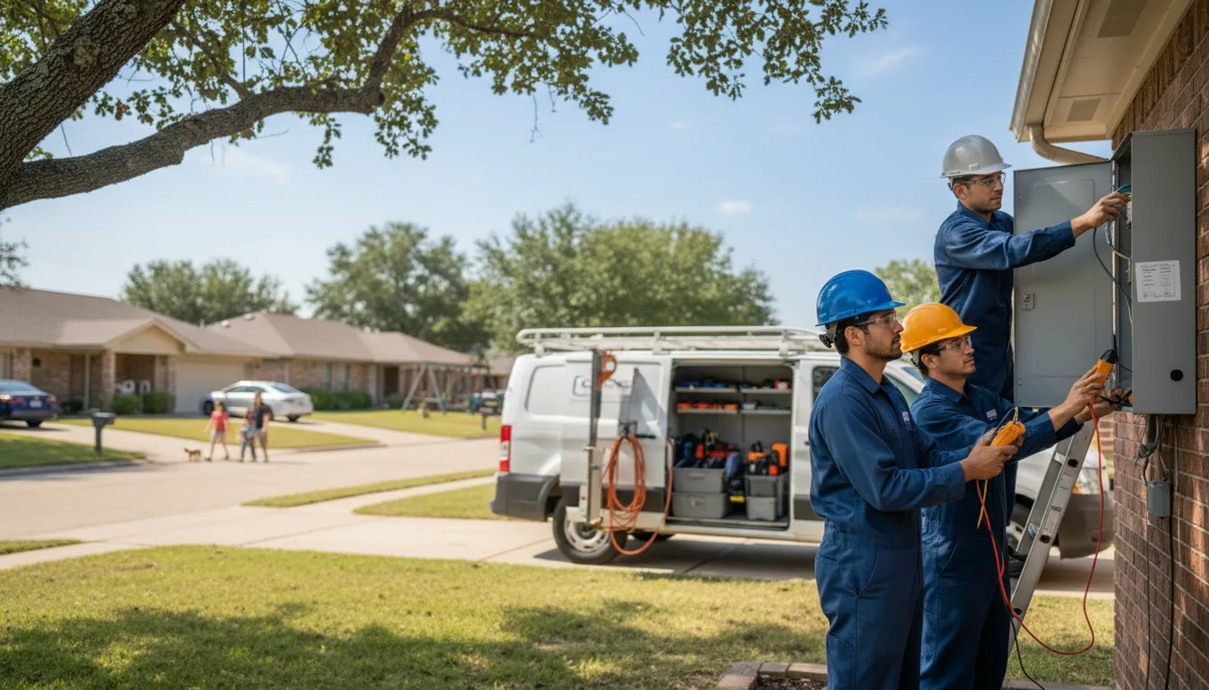Certified electrician providing emergency electrical services in New Weston, OH